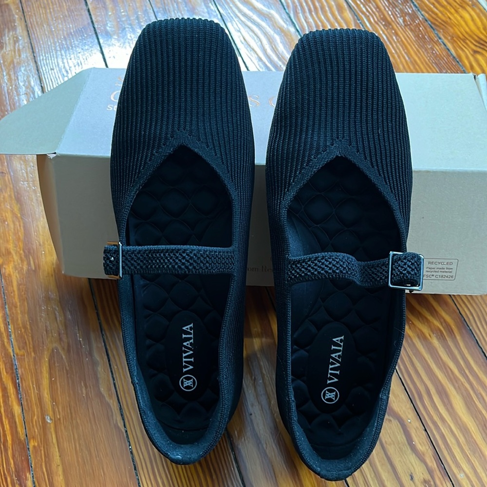 VIVAIA Margot Walker Mary-Jane Black 7.5 (eu 38.5)